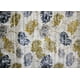 Home Trends Carpette, 5 x 7 pi - floral gris jaune – image 1 sur 1