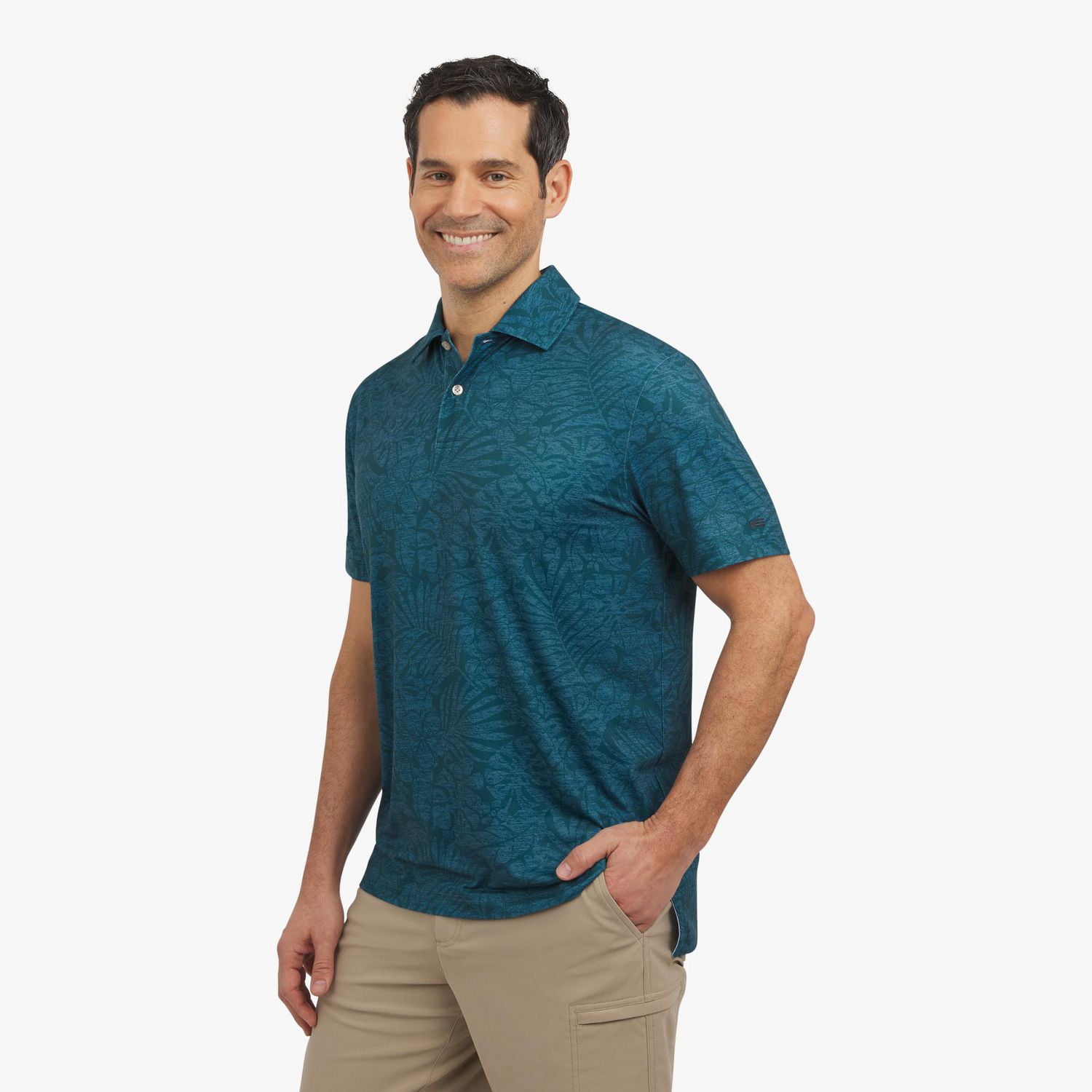 CHAPS PRINTED POLOS