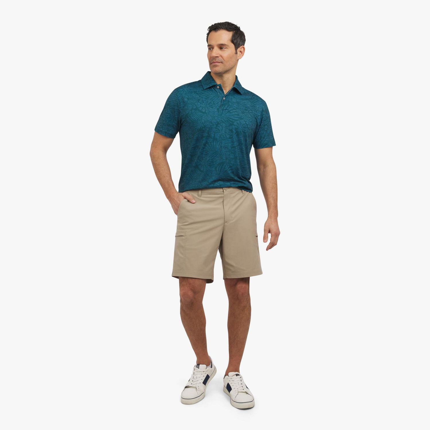 CHAPS PRINTED POLOS