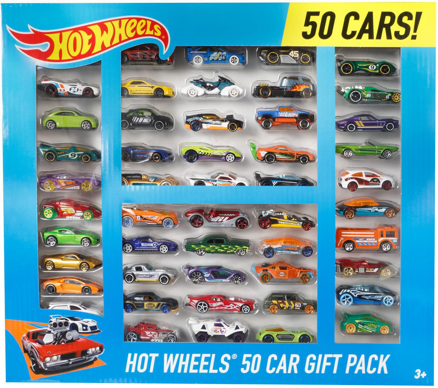 hot wheels 50 car gift pack