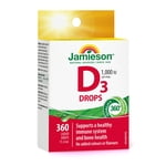 Jamieson Vitamine D3 Des gouttes, 1000 IU, 11.4 mL