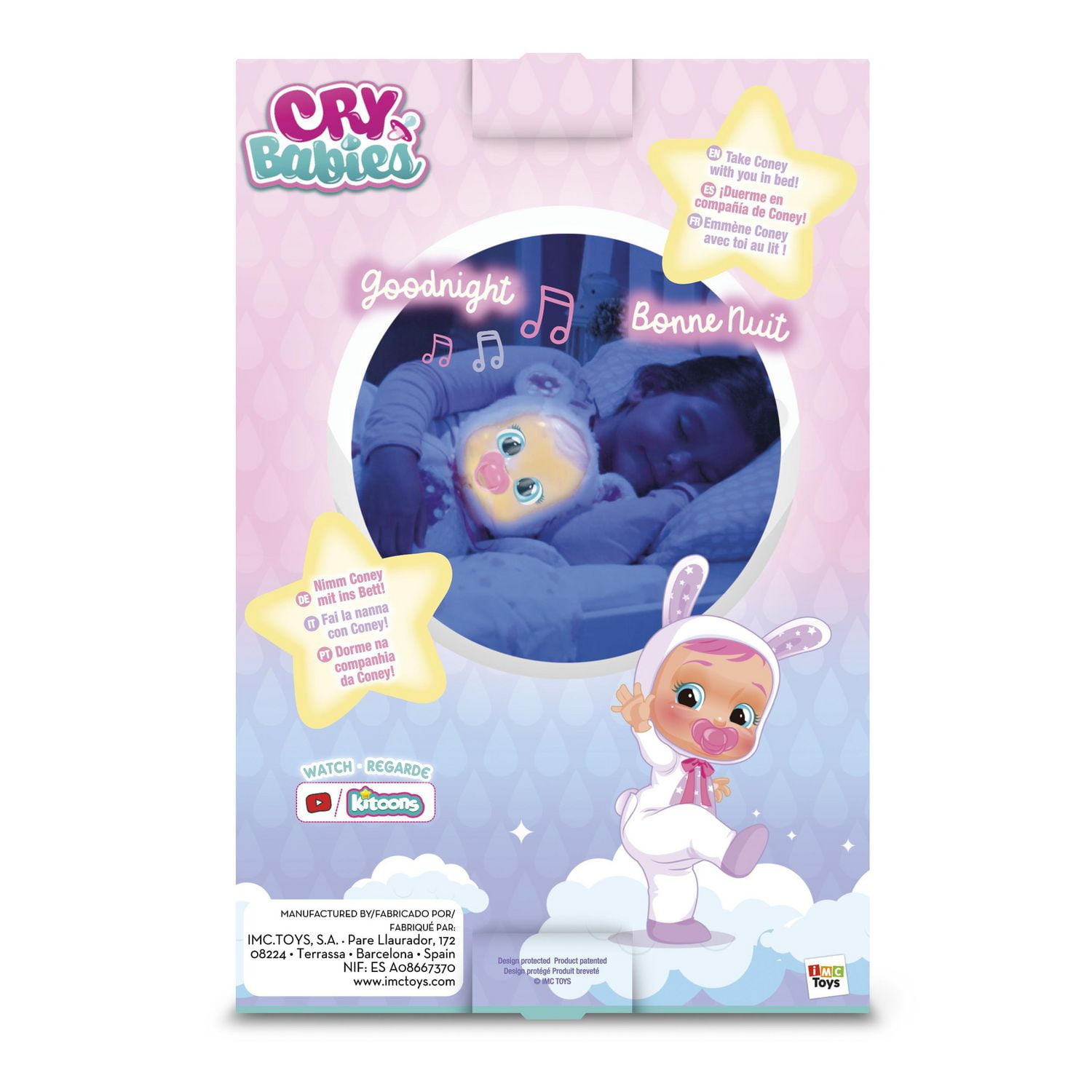 cry babies coney interactive doll