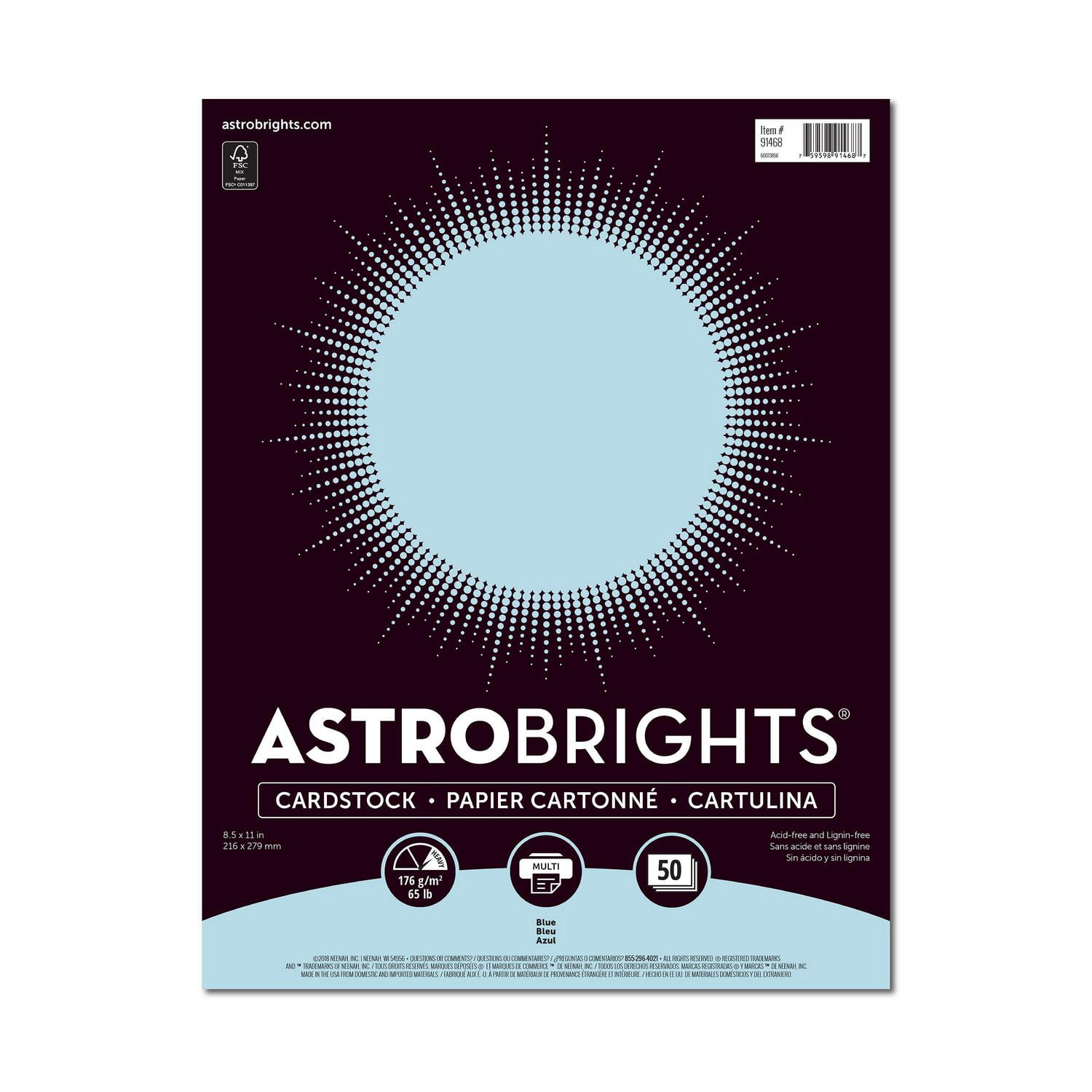 Astrobrights Blue Cardstock Walmart Canada