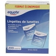 thumbnail image 2 of Equate Lens Wipes, 200 pack, 2 of 6