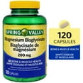 thumbnail image 1 of Spring Valley Magnesium Bisglycinate 200mg, 1 of 6