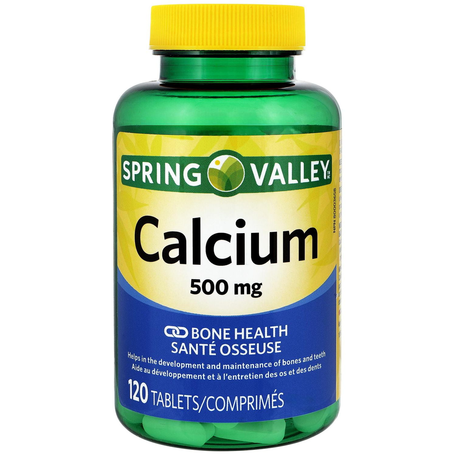 Spring Valley Calcium 500mg, 120 Tablets