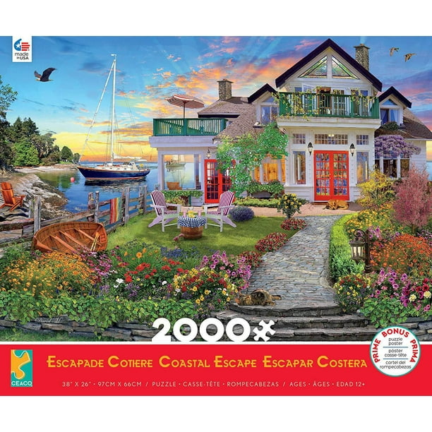 Ceaco David Maclean Coastal Escape Jigsaw Puzzle (2000 pc) Walmart.ca
