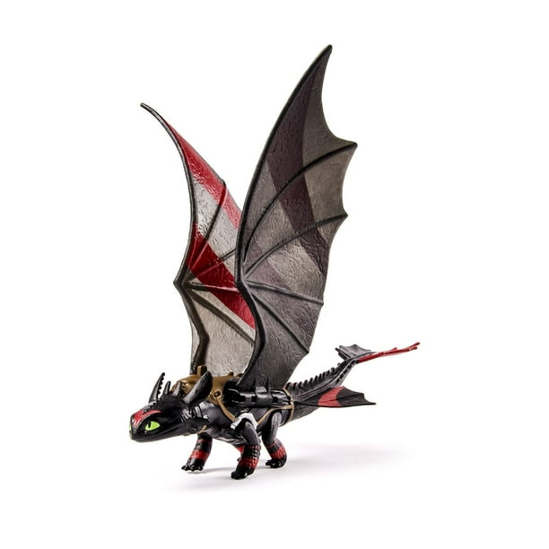 Dragons de DreamWorks, figurine Power Dragon Krokmou (battement des ailes ultraréaliste)