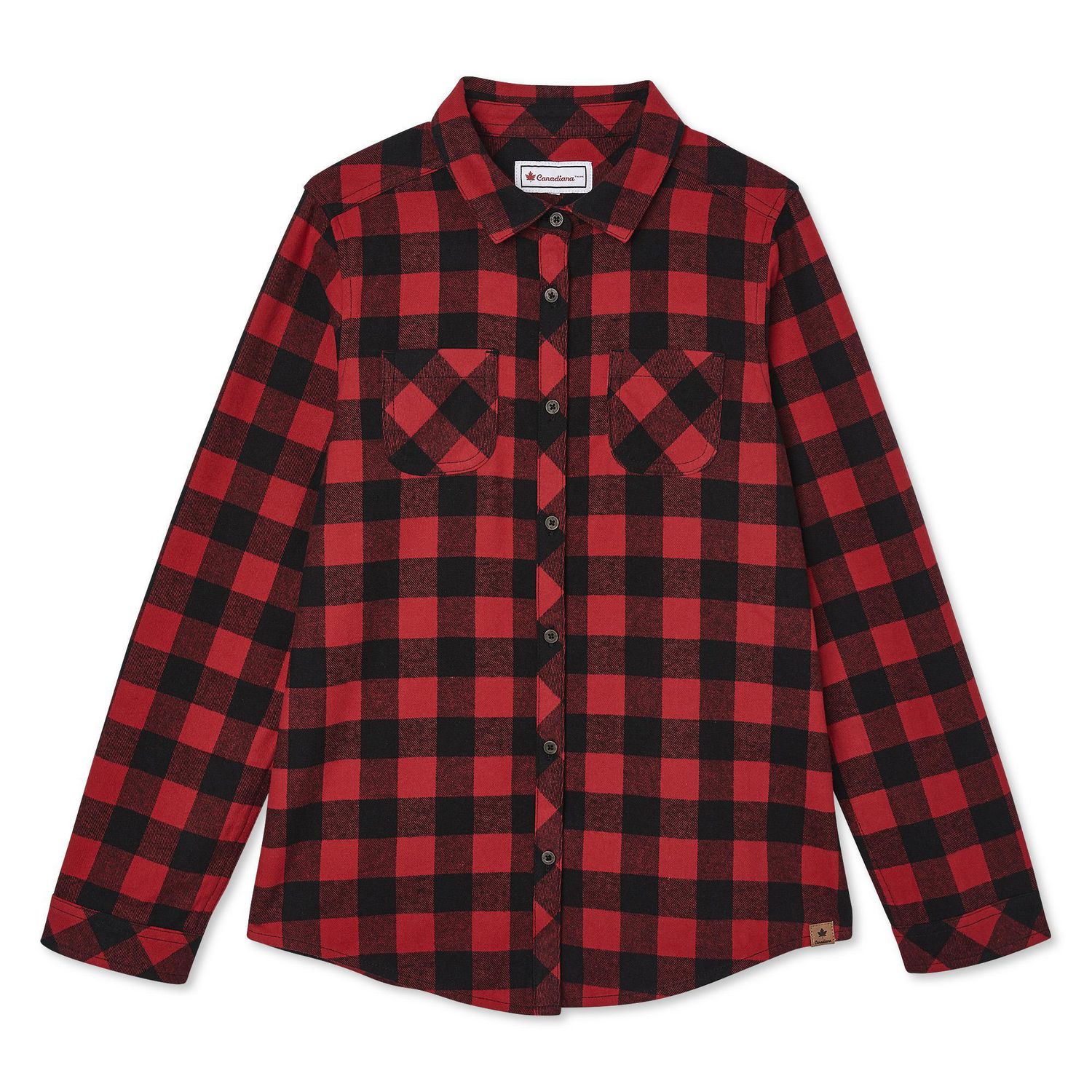 Canadiana Girls' Long Sleeve Flannel Shirt | Walmart Canada