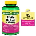 thumbnail image 1 of Spring Valley Biotin 10 000mcg, 1 of 6