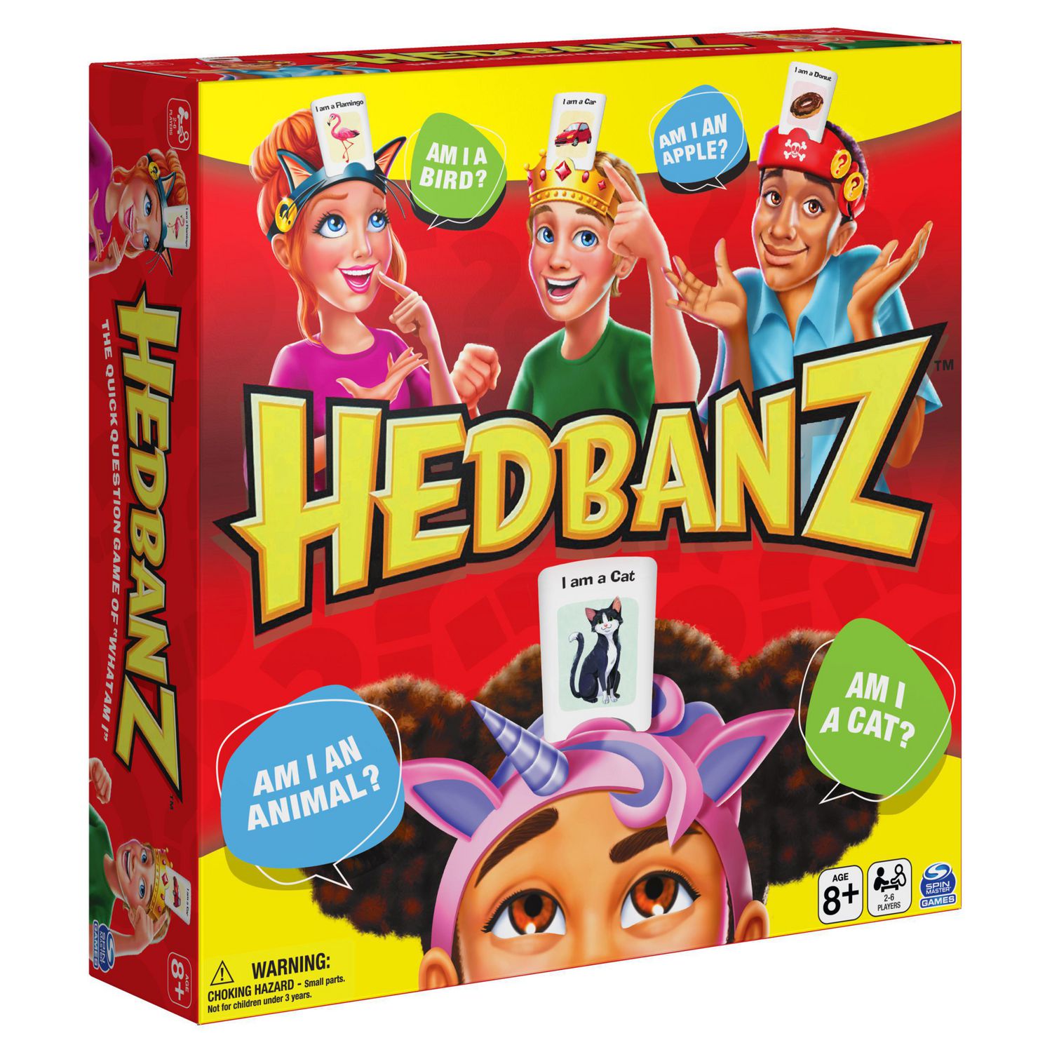Hedbanz Picture Guessing Board Game, for Families and Kids Ages 8 and up,  Hedbanz Board Game