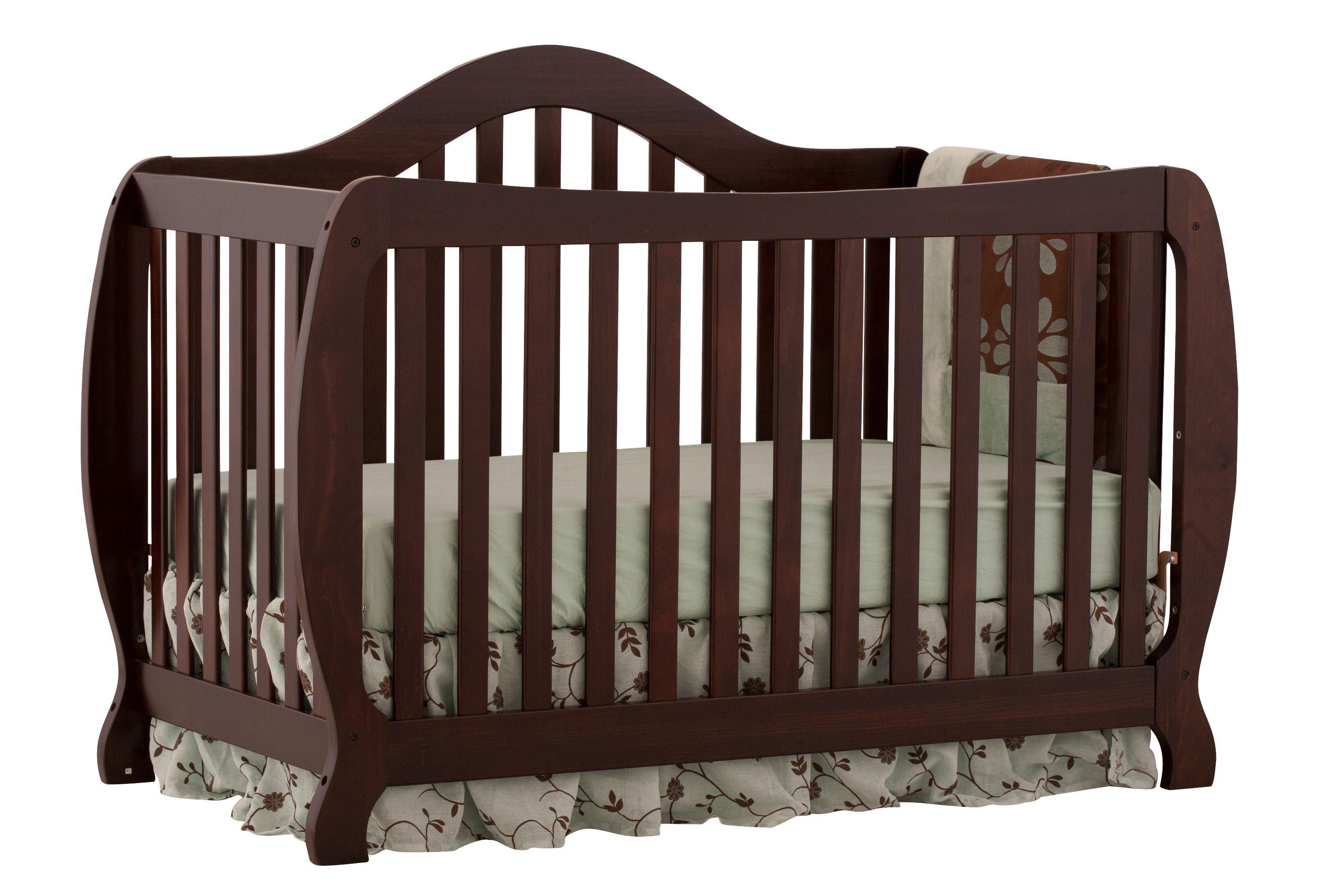 Storkcraft Monza I Fixed Side Convertible Crib Espresso