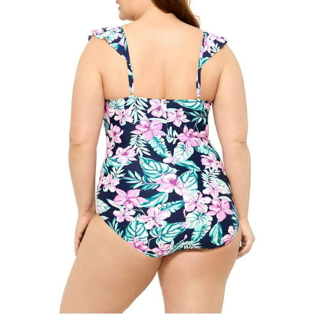Reebok Women's High-Neck Athletic One-Piece Swimsuit - Macy's