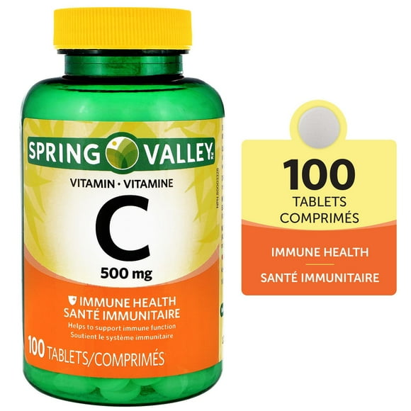 Spring Valley Vitamin C 500mg, 100 Tablets