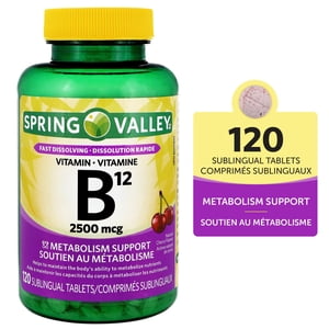 Spring Valley Vitamine B12 2500mcg