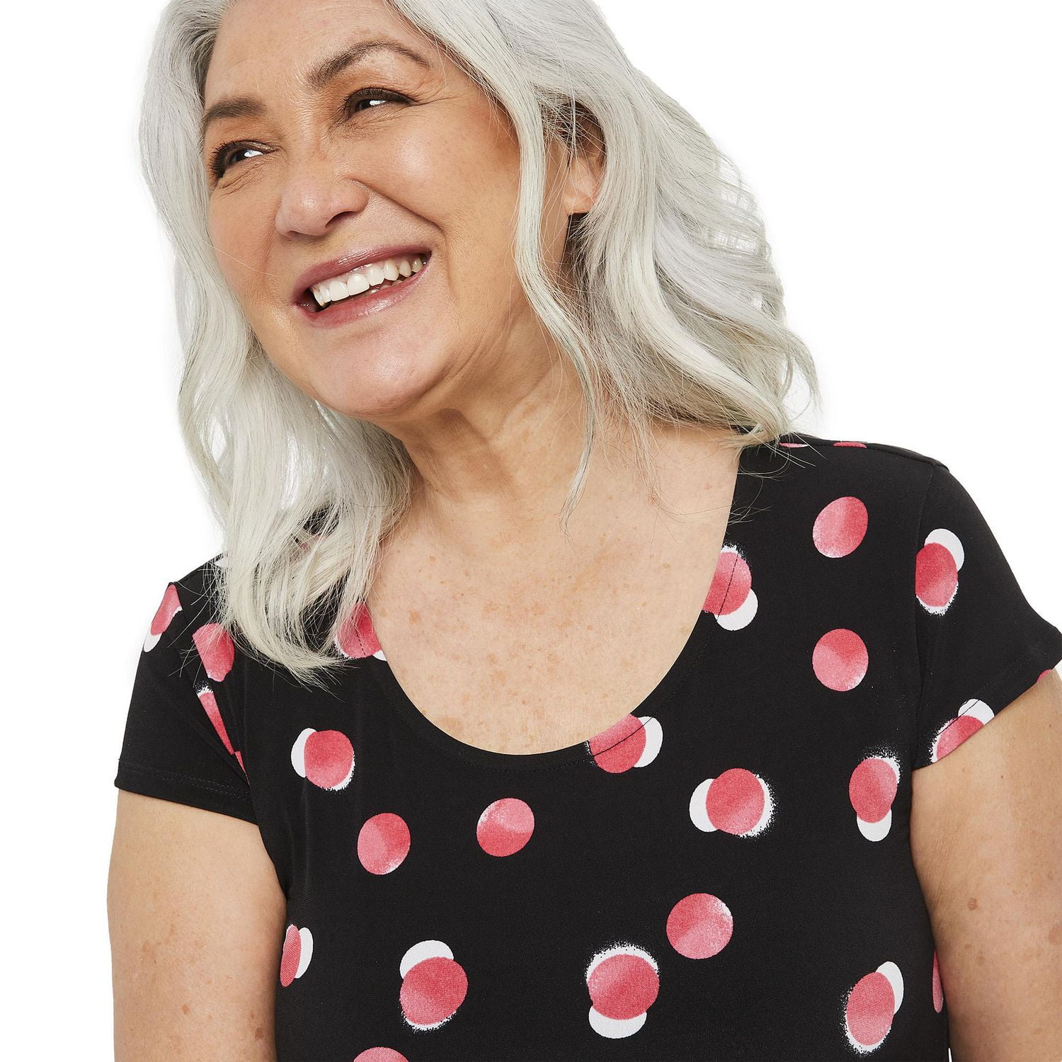 Robe imprimée ajustée et évasée Penmans pour femmes