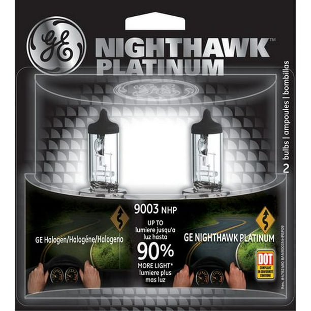 Ampoules de phare GE 9003 NHP NIGHTHAWK MC PLATINUM
