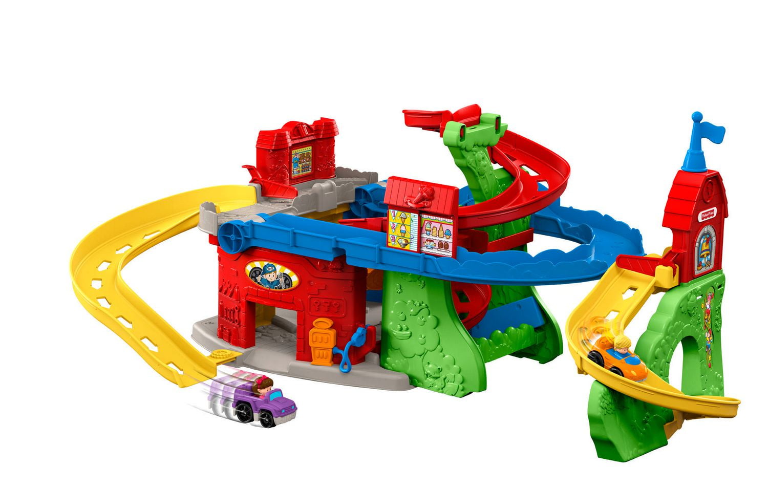 Fisher Price Little People Sit n Stand Skyway Playset Walmart