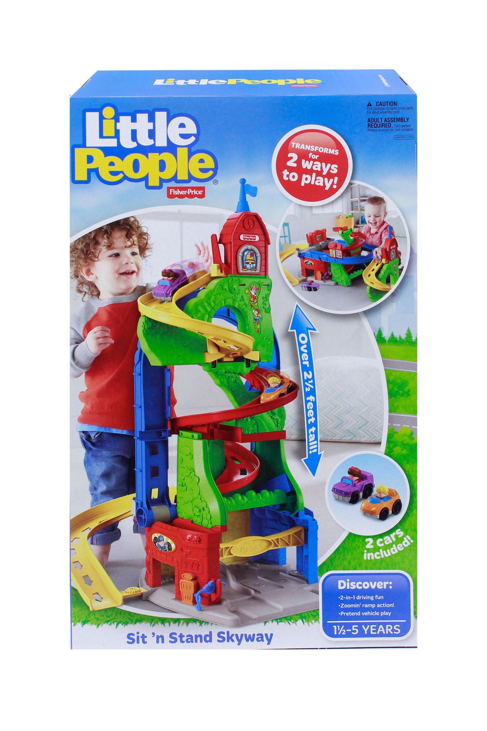 Fisher-Price Little People Sit 'n Stand Skyway Playset | Walmart