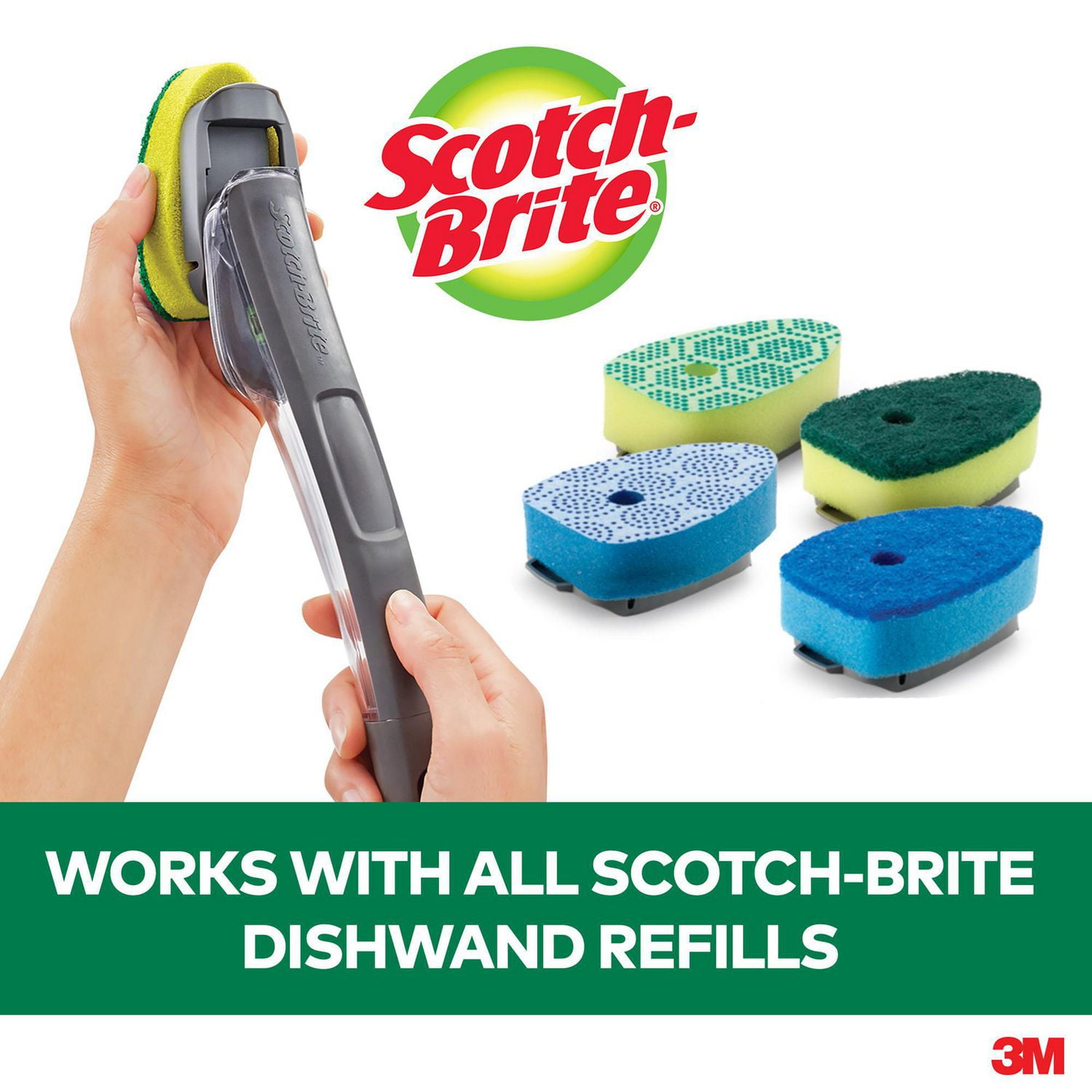 651U-6-RRP-CA Scotch-Brite(R) Soap Control Heavy Duty Dishwand, 6/1