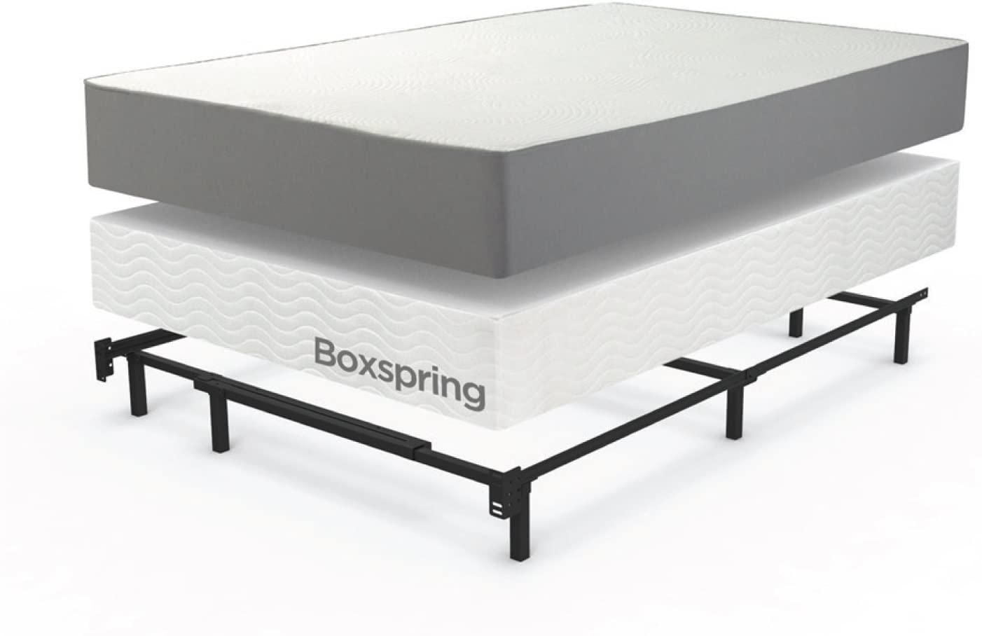 Box spring shop with metal frame