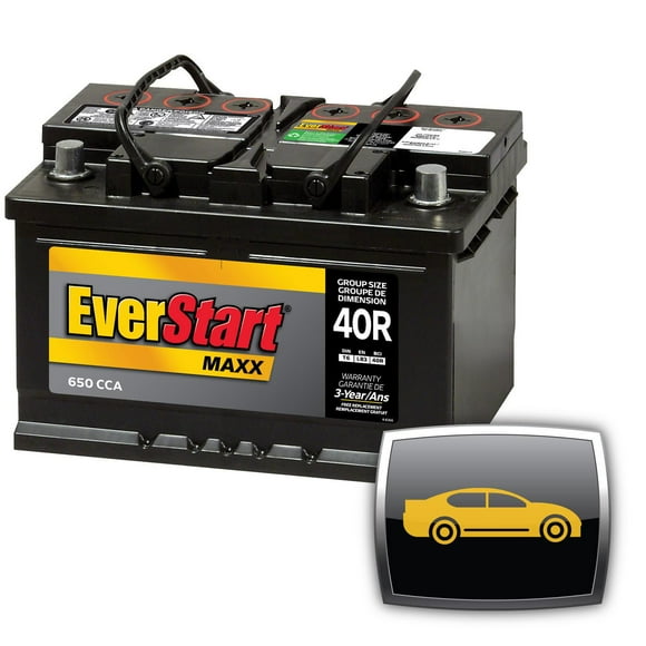 EverStart AUTO MAXX-40R – 12 Volts, Batterie automobile, groupe 40R, 650 ADF EverStart – Batterie automobile