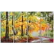 Impression sur toile « Colorful Autumn Forest » Design Art – image 2 sur 2
