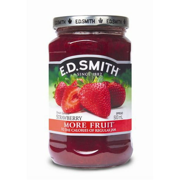 Tartinade de fraise plus de fruits de E.D.SMITH 500 mL