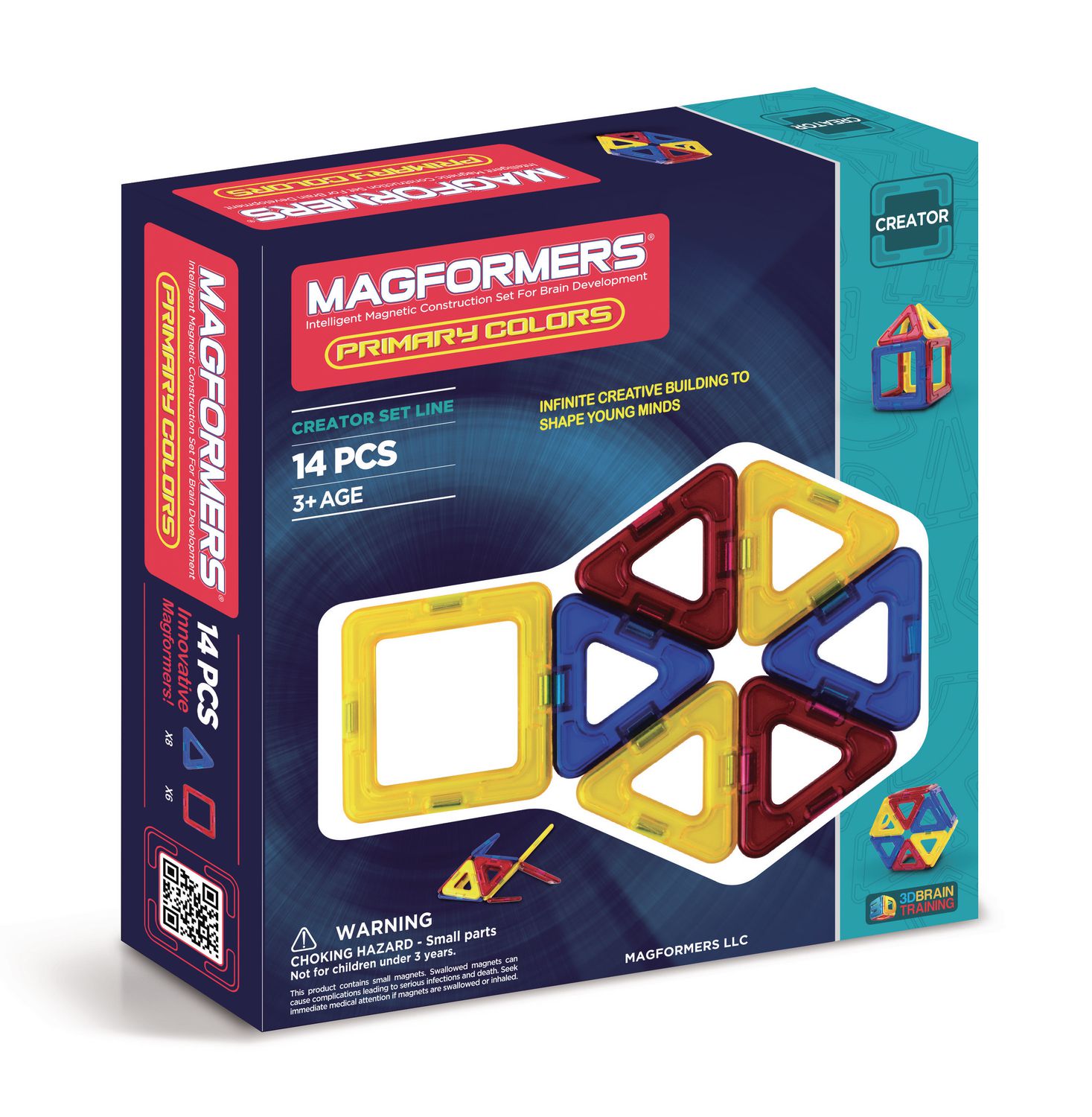 Magformers Primary Colors 14 Piece Construction Toy Set - Walmart.ca