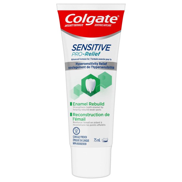 Colgate Sensitive ProRelief Enamel Rebuild Toothpaste 75mL Walmart.ca