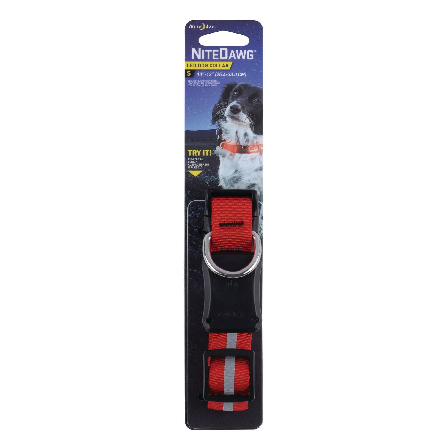 NITE IZE Nitedawg LED Dog Collar - Small - Red | Walmart Canada