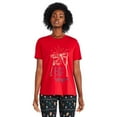 thumbnail image 1 of George Women's Christmas Short Sleeve Tee, 1 of 6