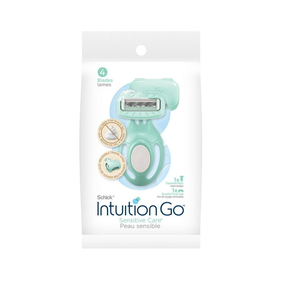 Intuition Go Sensitive Care Disposable Razor, 1ct, 1 count