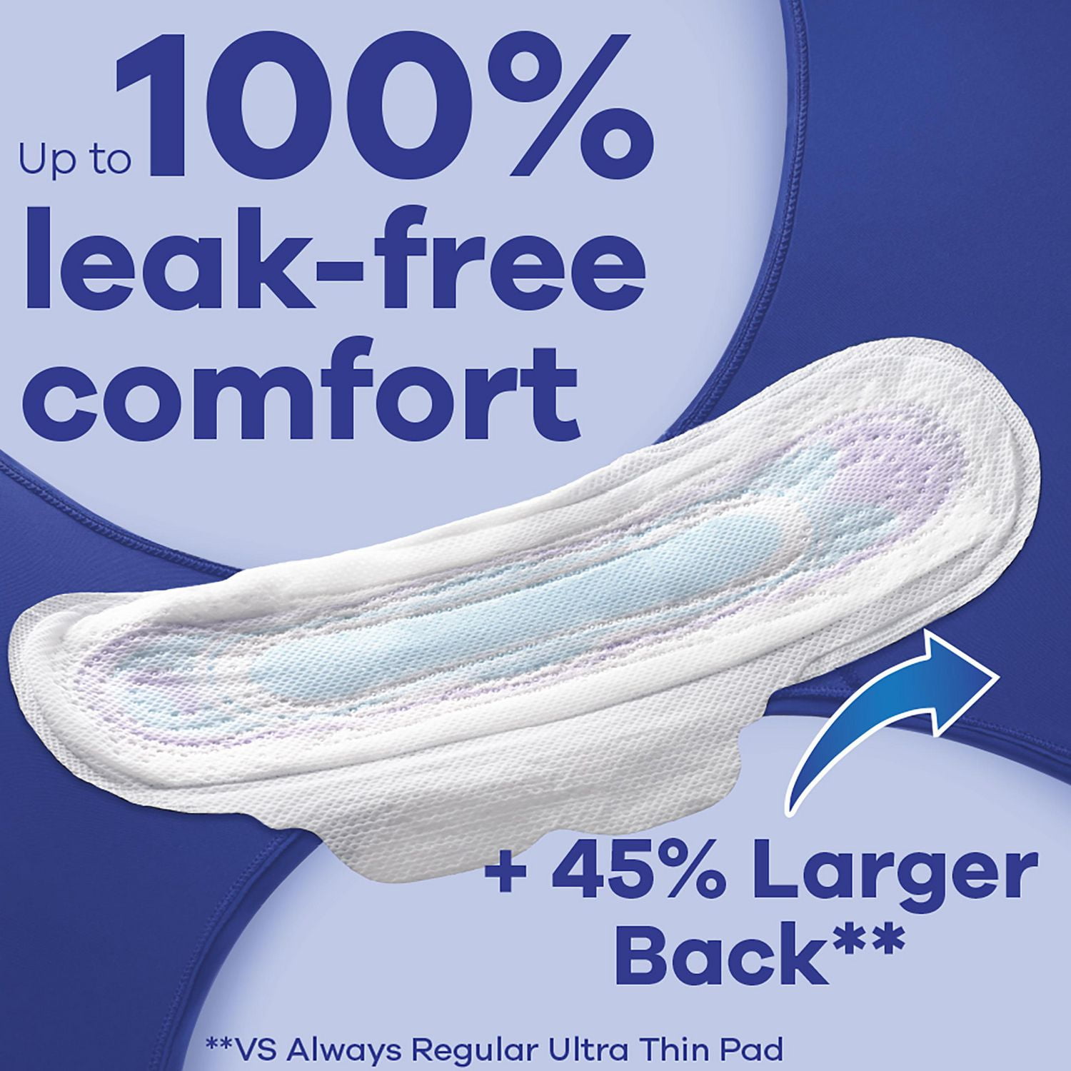 Always Maxi Overnight 26 Pads 45% Larger Back Flexi-Wings 10 hr