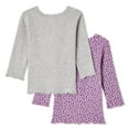 thumbnail image 2 of Lot de 2 t-shirts côtelés George pour bébés filles, 2 of 2