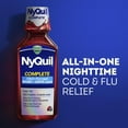 thumbnail image 2 of Vicks NyQuil COMPLETE Cold, Flu, and Congestion Medicine, Berry Flavour, Maximum Strength, 2 of 7