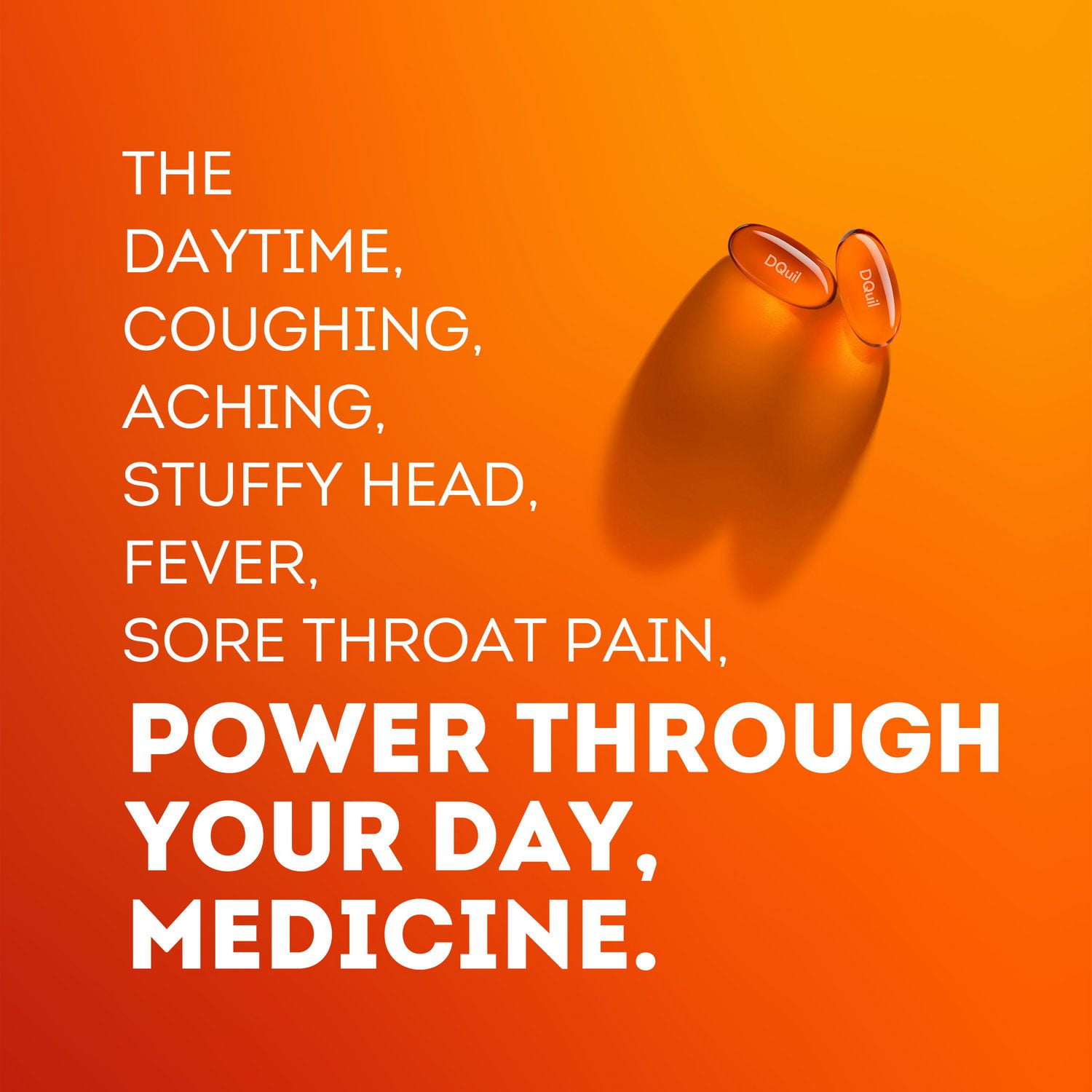 Vicks DayQuil and NyQuil Cold and Flu Symptom Relief, Liquicap Medicine, Multi-Symptom Daytime and Nighttime Relief for Headache, Fever, Sore Throat Pain, Minor Aches and Pains, and Cough, Convenience