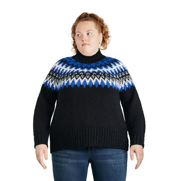 Plus Women's Fair Isle Sweater Walmart.ca