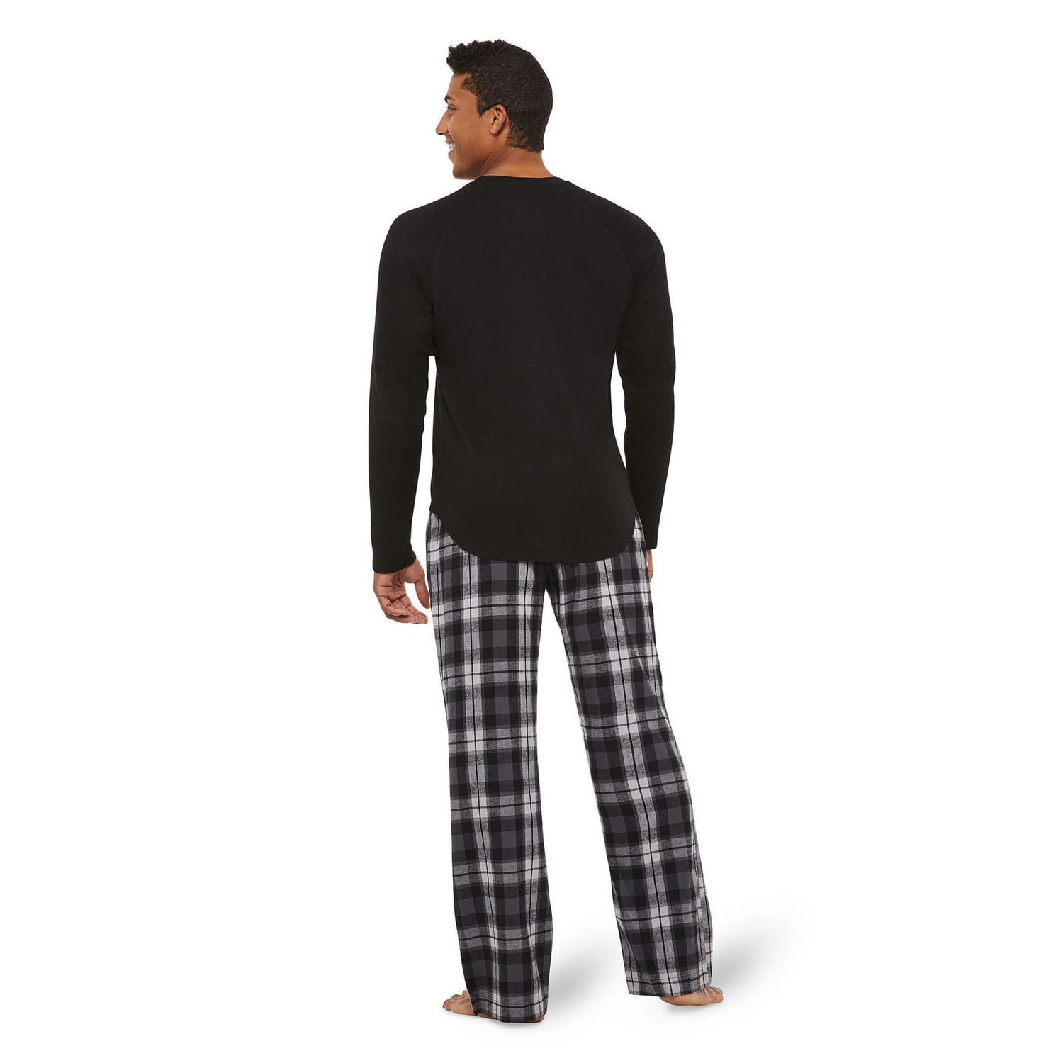 George Men's Raglan Tee & Flannel Pant Set