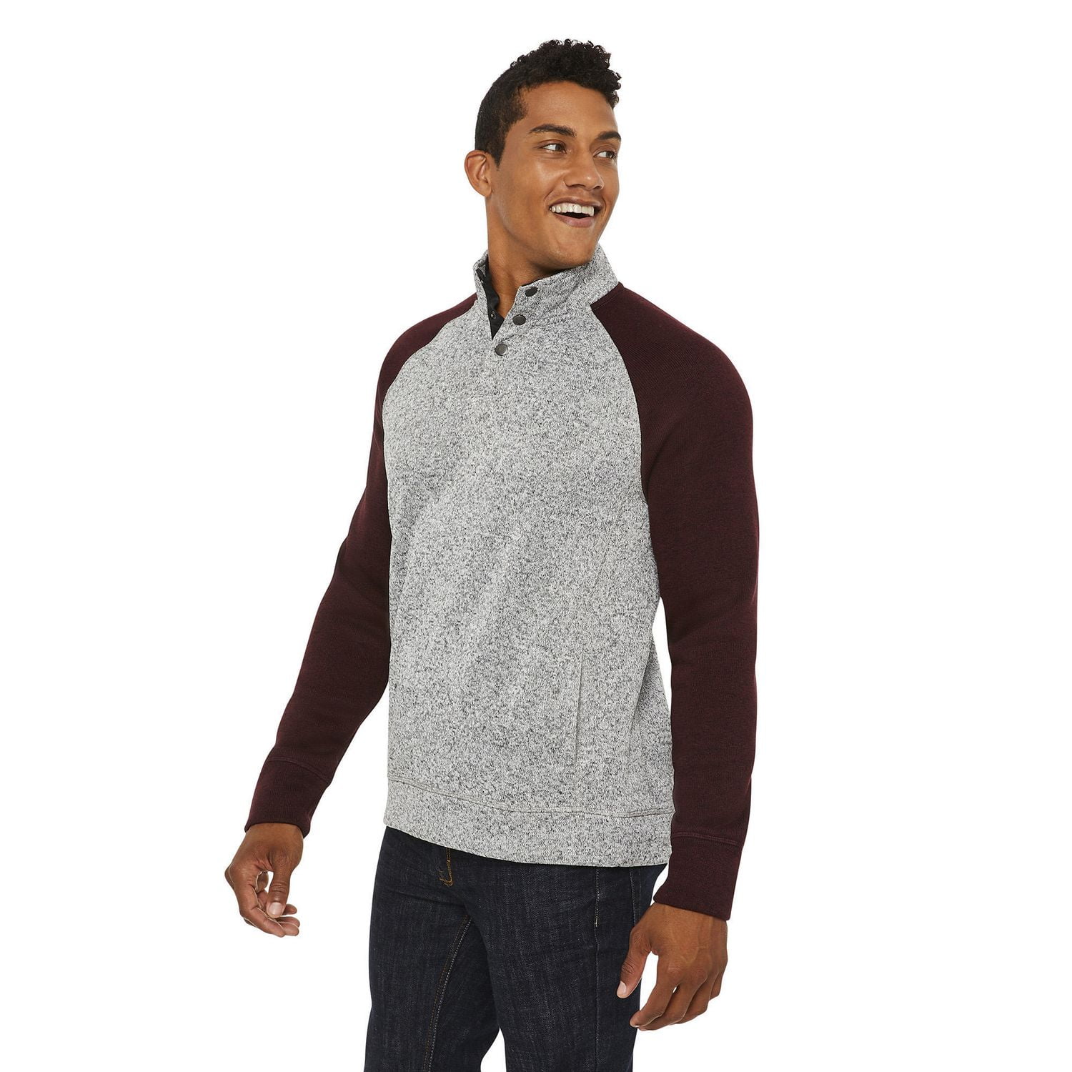 Lightweight Waffle Henley