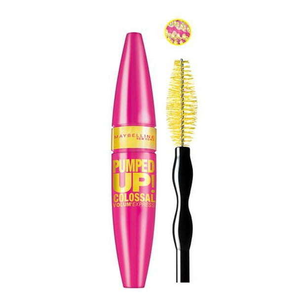 Maybelline New York, Volum' Express® Pumped Up! Colossal®, Mascara Lavable, 9.5 mL 9,5ML