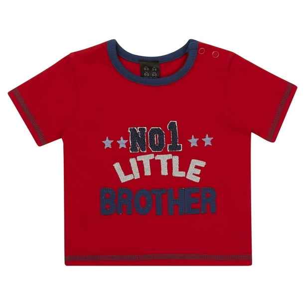 T-shirt « Little Brother »     George British Design pour bébés garçons