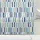 Rideau de douche PEVA a lignes brisées en couleur bleu de Mainstays Rideau de douche PEVA – image 4 sur 5