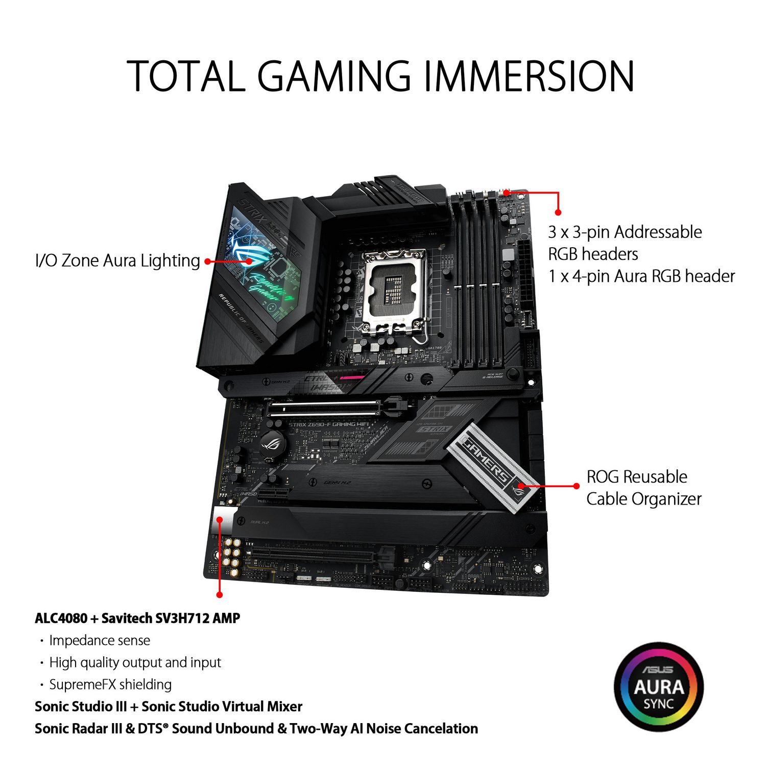 ASUS ROG Strix Z690-F Gaming WiFi 6E LGA 1700 Intel 12th Gen