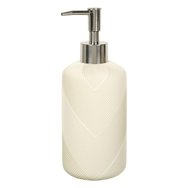 Pompe à lotion ou distributeur de savon graphique Mainstays, havane Distributeur de savon