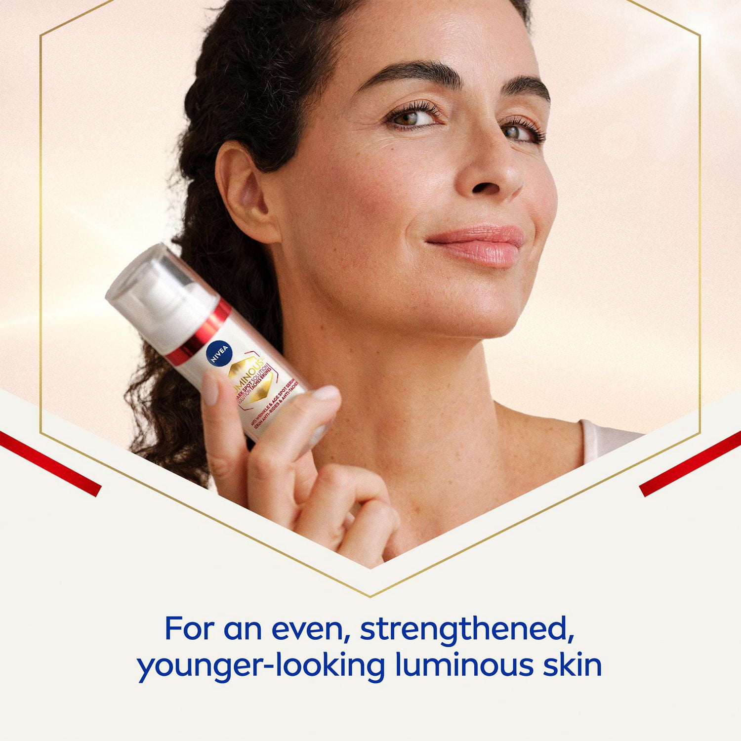 NIVEA LUMINOUS 630 Dark Spot Solution Anti Wrinkle and Age Spot Serum, 30mL