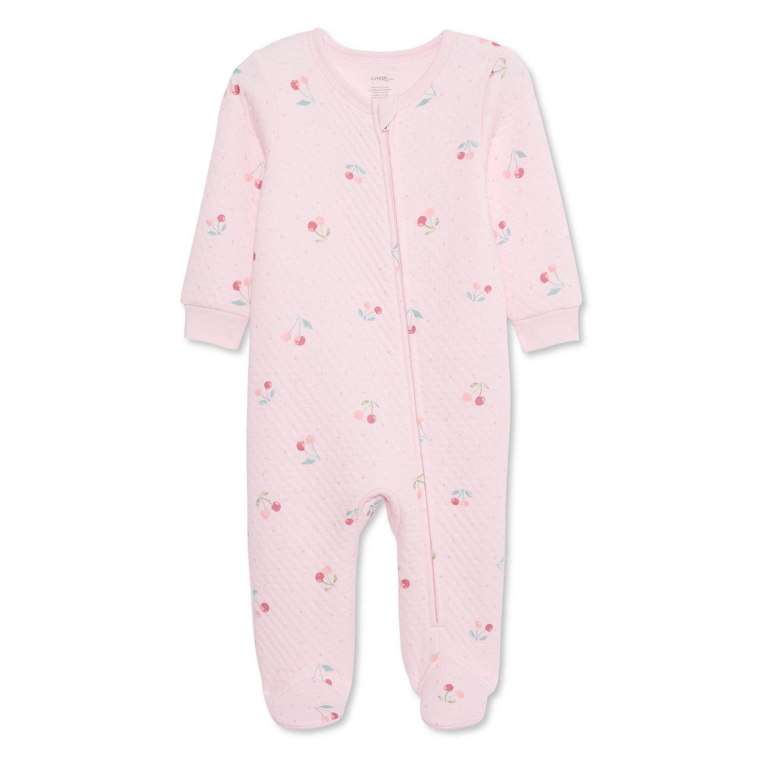 George Baby Girls' Quilted Sleeper - Walmart.ca