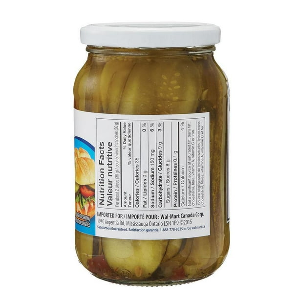 Le cornichon - Condiment, valeurs nutritionnelles, calories, santé