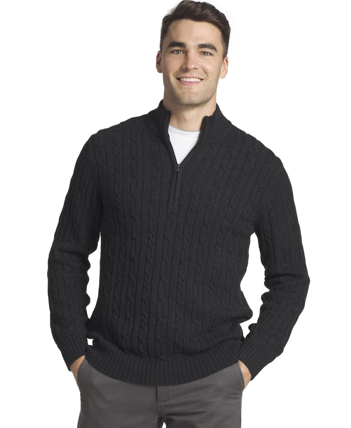 Download Arrow Men's Long Sleeve Mock Neck Sweater | Walmart Canada