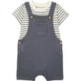 thumbnail image 1 of Carter's Child of Mine Baby Boys' Grey Stripe 2 Piece Set, 1 of 5